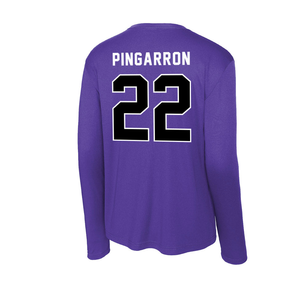 CCNY - NCAA Men's Soccer : Milton Pingarron - Activewear Long Sleeve T-Shirt-1