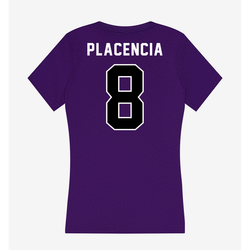 CCNY - NCAA Women's Soccer : Marjorie Placencia - Women's V-Neck T-Shirt-1