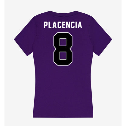 CCNY - NCAA Women's Soccer : Marjorie Placencia - Women's V-Neck T-Shirt-1