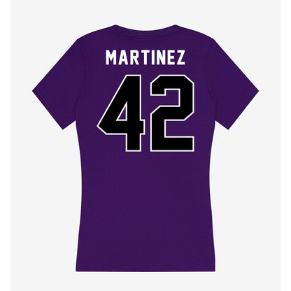 CCNY - NCAA Baseball : Manuel Martinez - Women's V-Neck T-Shirt-1