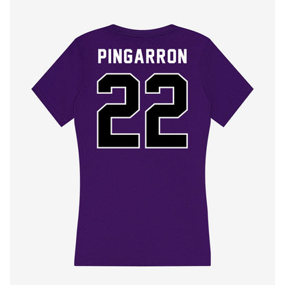 CCNY - NCAA Men's Soccer : Milton Pingarron - Women's V-Neck T-Shirt-1