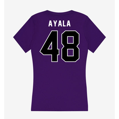 CCNY - NCAA Baseball : Shawn Ayala - Women's V-Neck T-Shirt-1