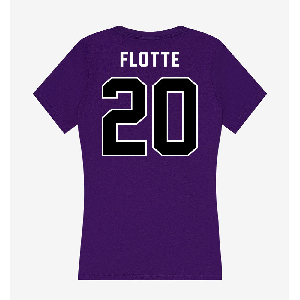 CCNY - NCAA Baseball : Jonathan Flotte - Women's V-Neck T-Shirt-1