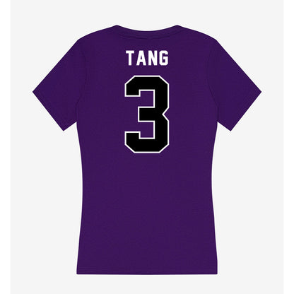 CCNY - NCAA Baseball : Adrian Tang - Women's V-Neck T-Shirt-1