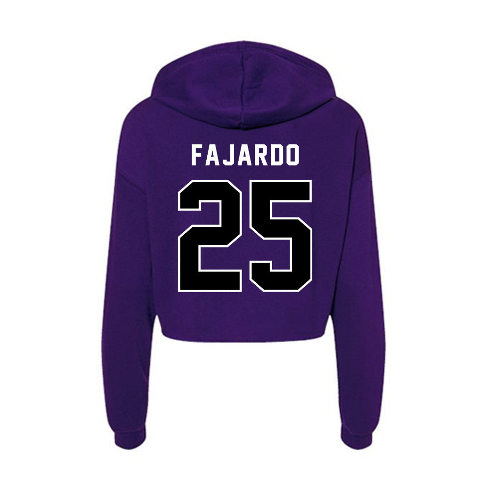 CCNY - NCAA Men's Soccer : Derek Fajardo - Women's Crop Fleece Hoodie-1