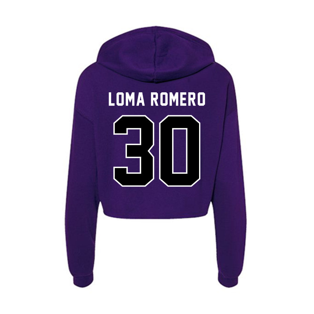 CCNY - NCAA Women's Basketball : Yazmin Loma Romero - Women's Crop Fleece Hoodie-1