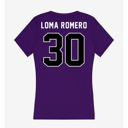 CCNY - NCAA Women's Basketball : Yazmin Loma Romero - Women's V-Neck T-Shirt-1