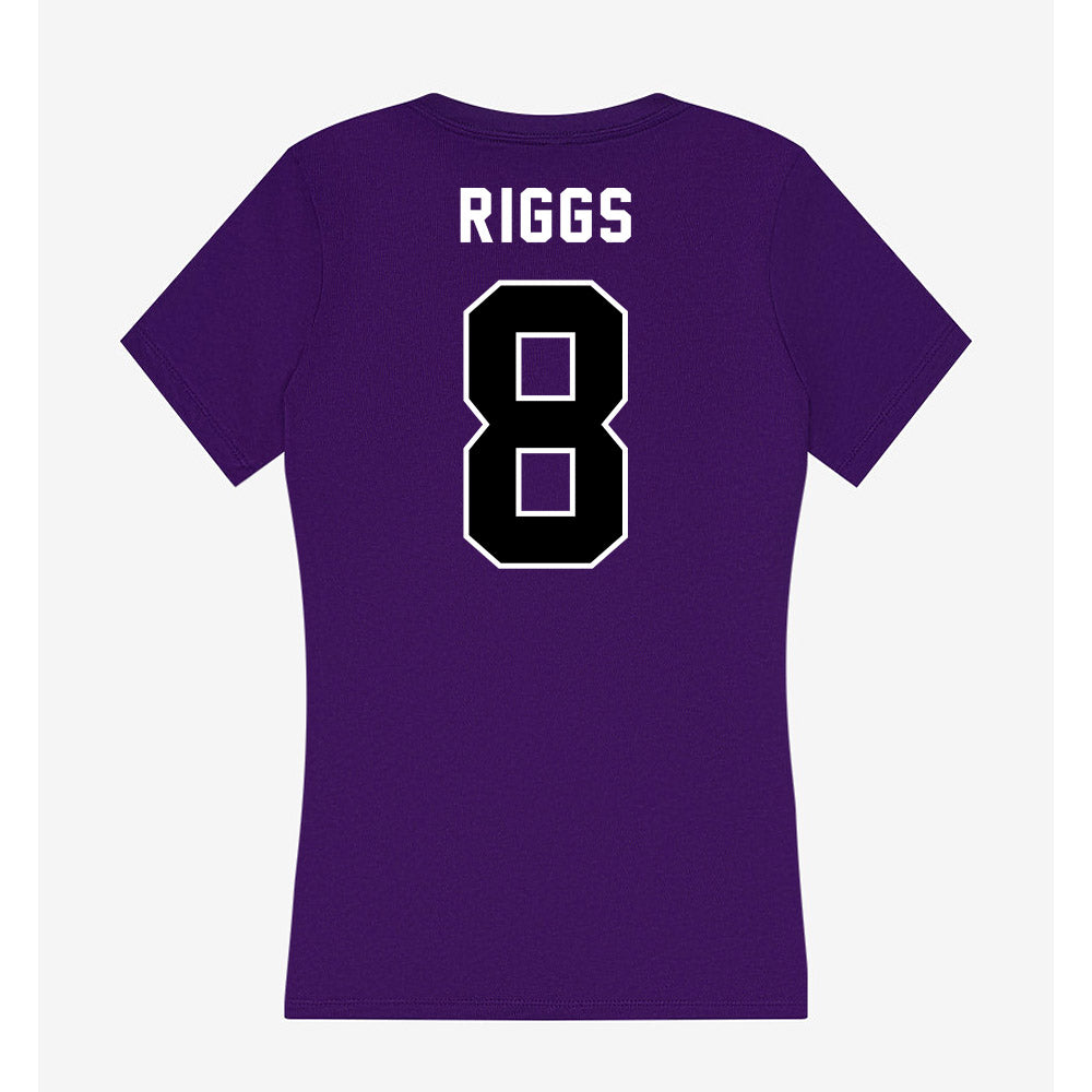 CCNY - NCAA Baseball : Caden Riggs - Women's V-Neck T-Shirt-1