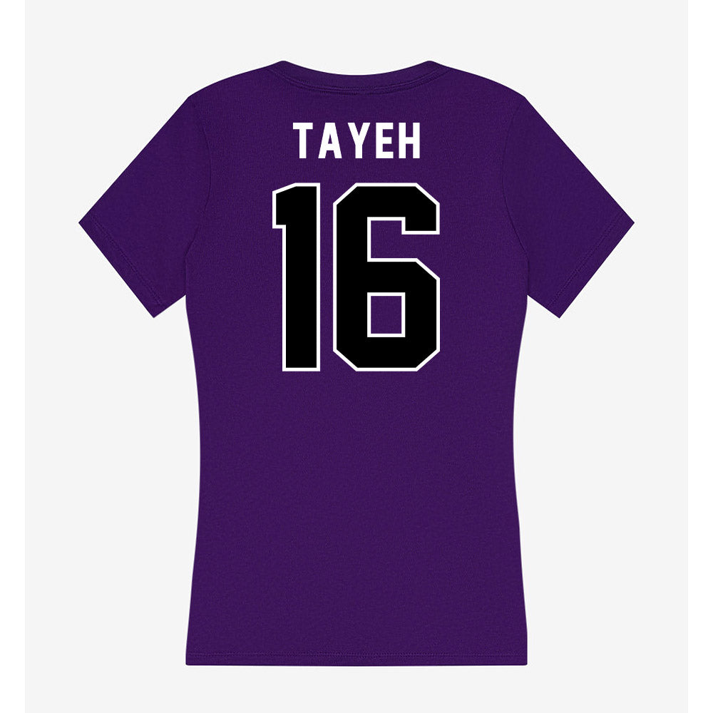 CCNY - NCAA Men's Volleyball : Mahmoud Tayeh - Women's V-Neck T-Shirt-1