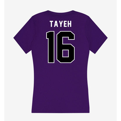 CCNY - NCAA Men's Volleyball : Mahmoud Tayeh - Women's V-Neck T-Shirt-1