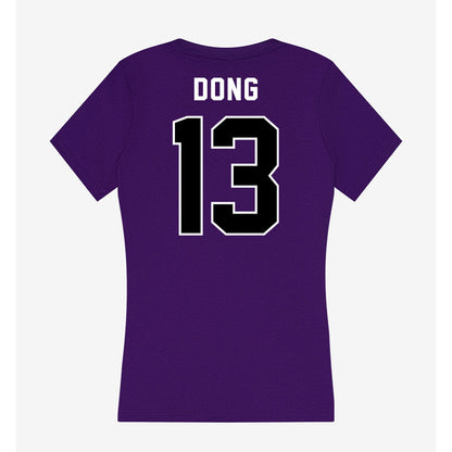 CCNY - NCAA Men's Volleyball : Bosco Dong - Women's V-Neck T-Shirt-1