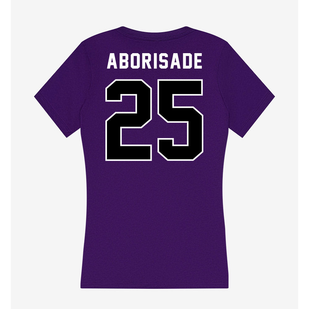 CCNY - NCAA Men's Basketball : Olabanjo Aborisade - Women's V-Neck T-Shirt-1