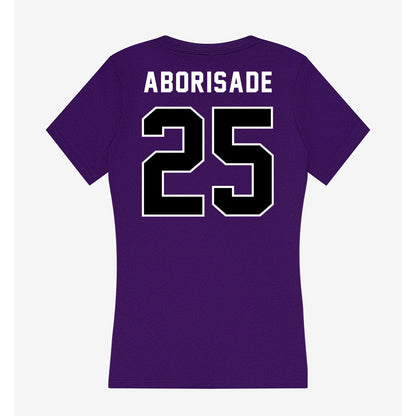 CCNY - NCAA Men's Basketball : Olabanjo Aborisade - Women's V-Neck T-Shirt-1