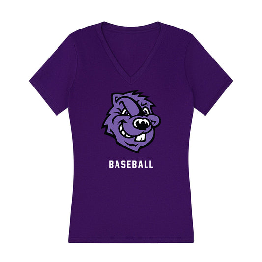 CCNY - NCAA Baseball : Max Brusca - Women's V-Neck T-Shirt-0