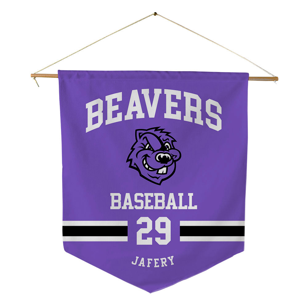 CCNY - NCAA Baseball : Amaan Jafery - Pennant - 18" x 21"-0