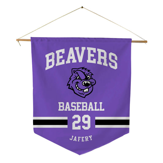 CCNY - NCAA Baseball : Amaan Jafery - Pennant - 18" x 21"-0