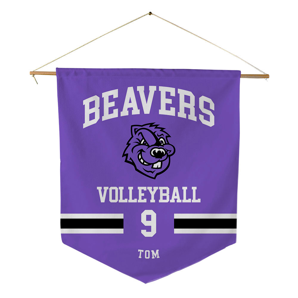 CCNY - NCAA Women's Volleyball : Nila Tom - Pennant - 18" x 21"-0