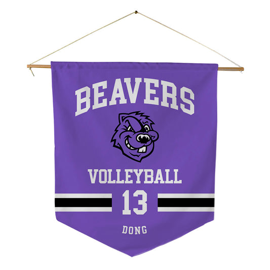 CCNY - NCAA Men's Volleyball : Bosco Dong - Pennant - 18" x 21"-0