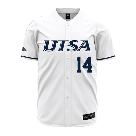 UTSA - NCAA Baseball : Mason Jacob - White Jersey-0