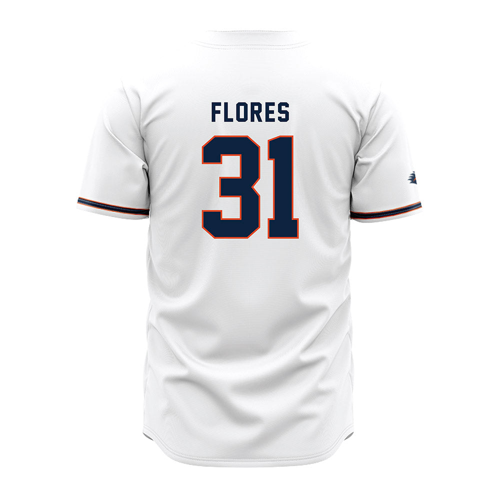 UTSA - NCAA Softball : Aubrey Flores - White Jersey-1