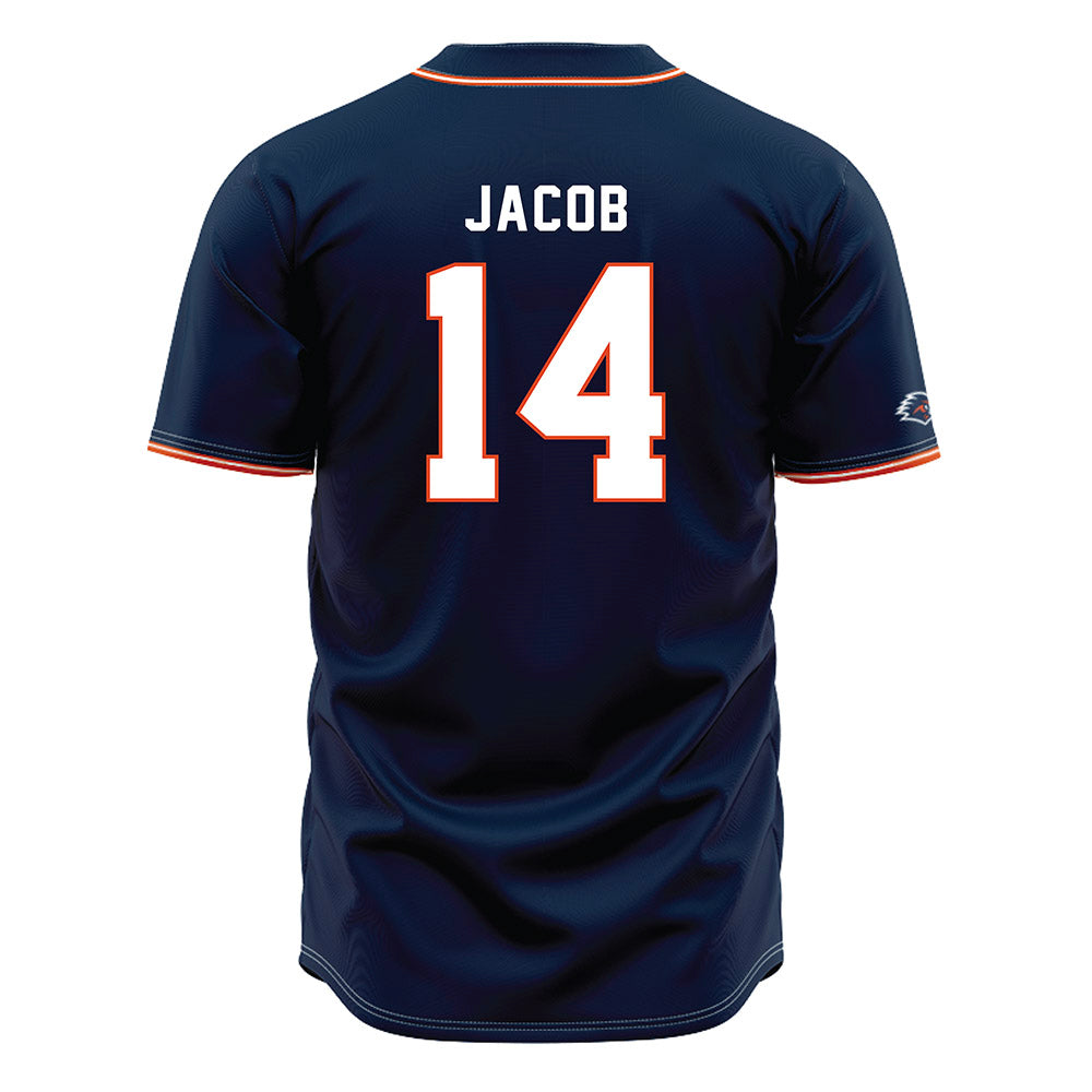 UTSA - NCAA Baseball : Mason Jacob - Navy Jersey-1