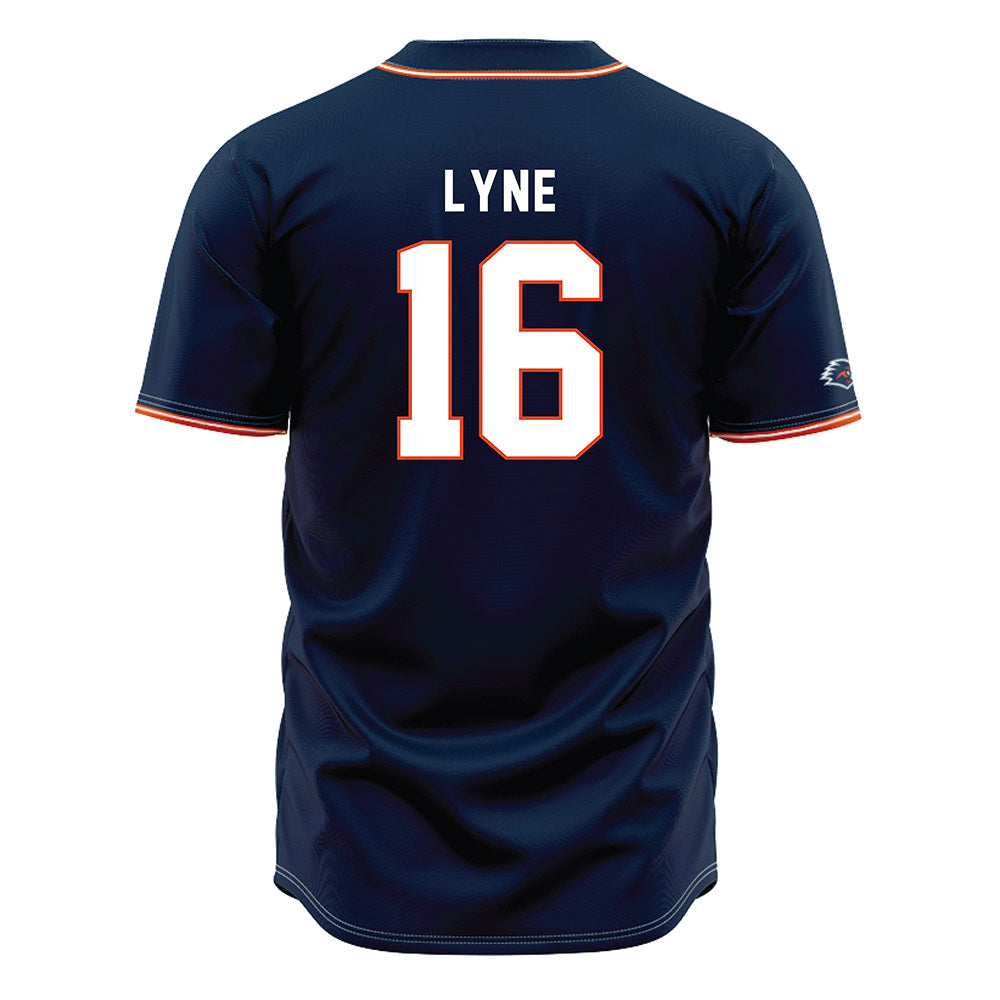 UTSA - NCAA Baseball : Blayne Lyne - Navy Jersey-1