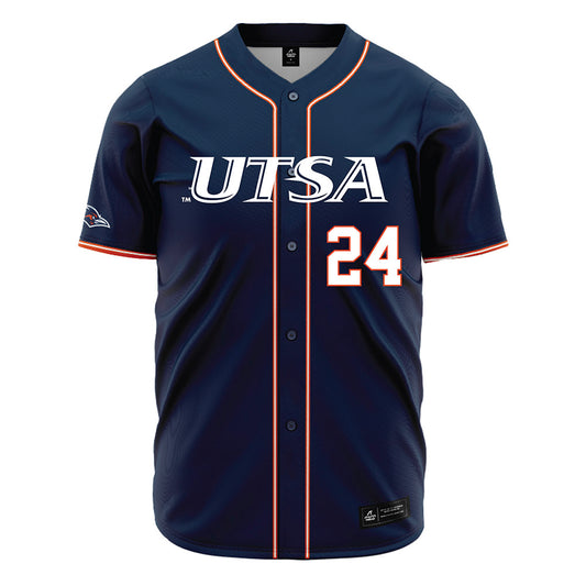 UTSA - NCAA Baseball : Cade Sadler - Navy Jersey-0
