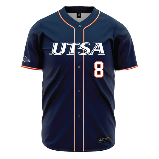UTSA - NCAA Baseball : Robert Orloski - Navy Jersey-0