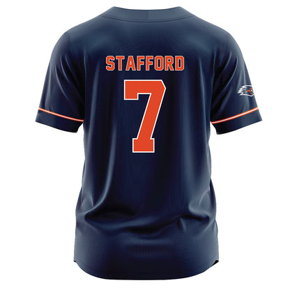 UTSA - NCAA Softball : Demiree Stafford - Navy Jersey-1
