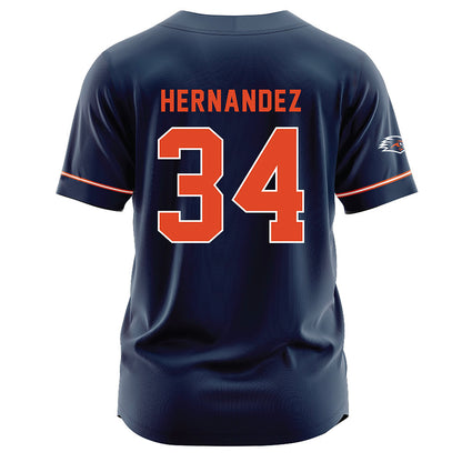 UTSA - NCAA Softball : Arlette Hernandez - Navy Jersey-1