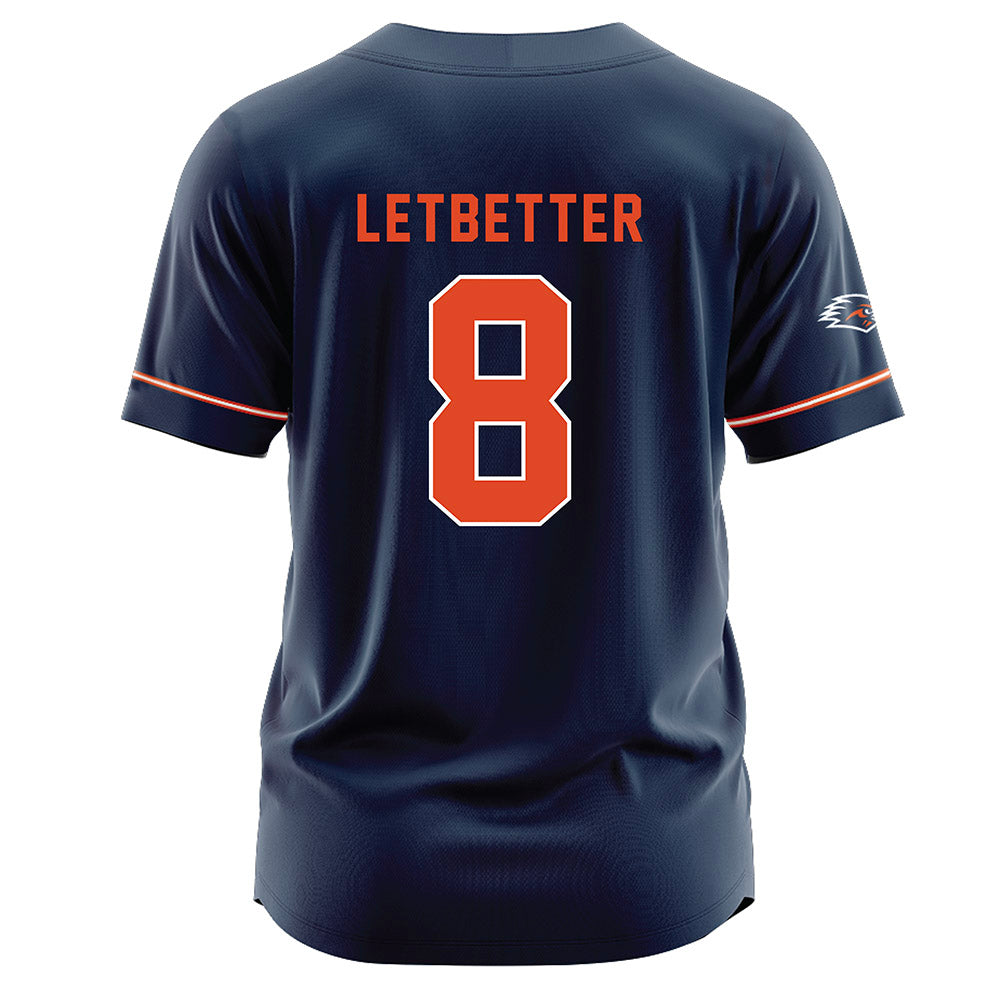 UTSA - NCAA Softball : Caton Letbetter - Navy Jersey-1