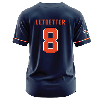 UTSA - NCAA Softball : Caton Letbetter - Navy Jersey-1