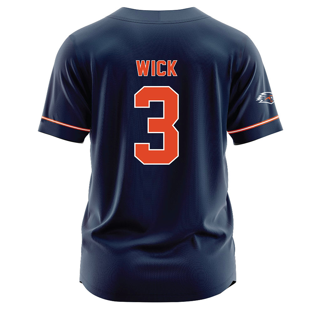 UTSA - NCAA Softball : Sabrina Wick - Navy Jersey-1