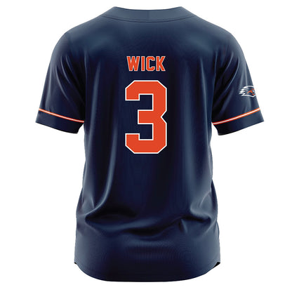 UTSA - NCAA Softball : Sabrina Wick - Navy Jersey-1