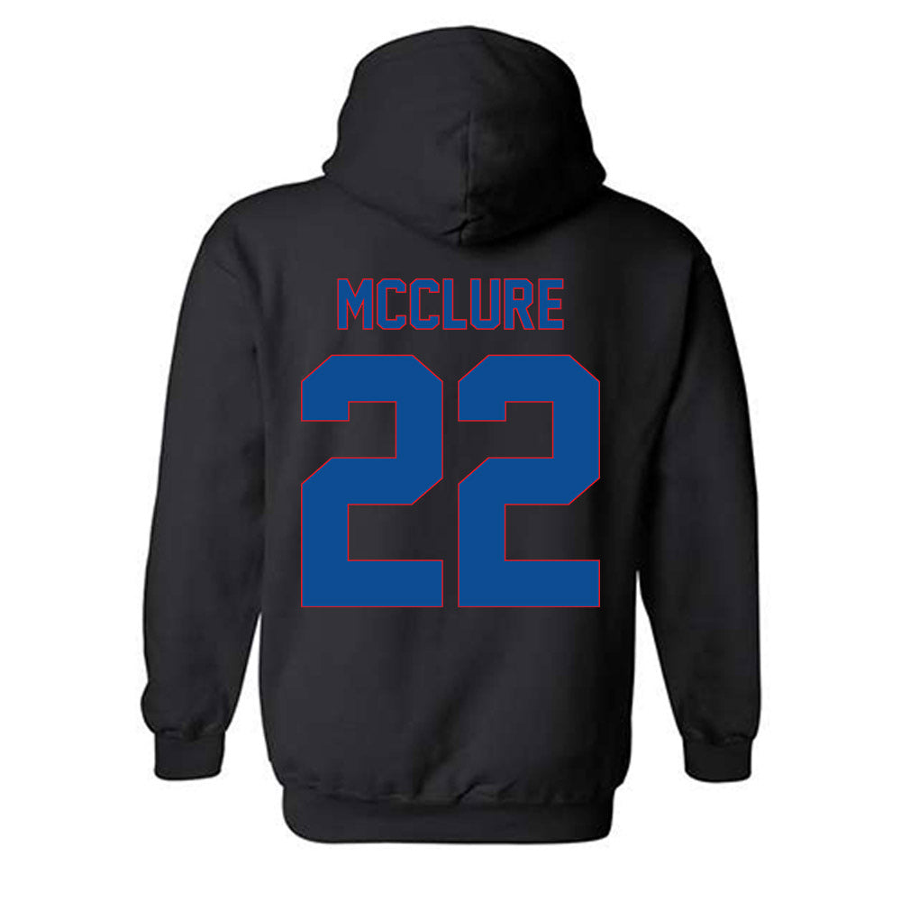 DePaul - NCAA Men's Basketball : Kruz McClure - Vintage Shersey Hooded Sweatshirt-1