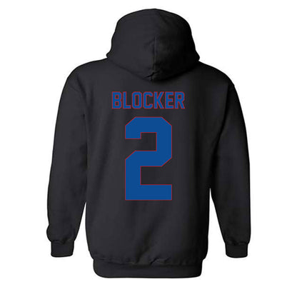 DePaul - NCAA Men's Basketball : Layden Blocker - Vintage Shersey Hooded Sweatshirt-1