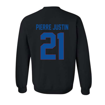 DePaul - NCAA Men's Basketball : Theo Pierre Justin - Vintage Shersey Crewneck Sweatshirt-1