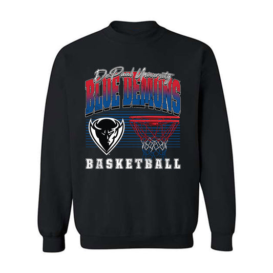 DePaul - NCAA Men's Basketball : Isaiah Medina - Vintage Shersey Crewneck Sweatshirt-0