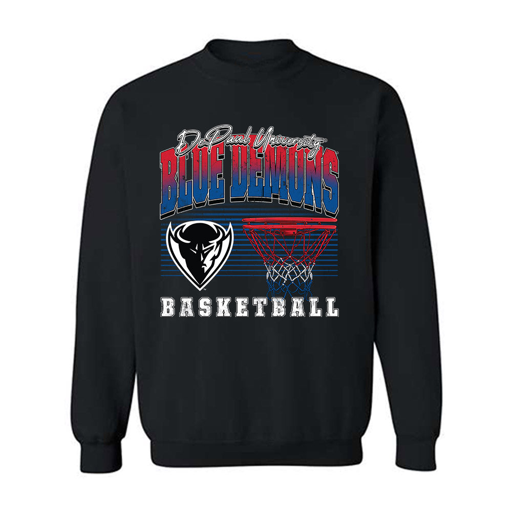 DePaul - NCAA Women's Basketball : Justis Odom - Vintage Shersey Crewneck Sweatshirt-0
