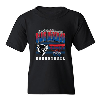 DePaul - NCAA Men's Basketball : Theo Pierre Justin - Vintage Shersey Youth T-Shirt-0