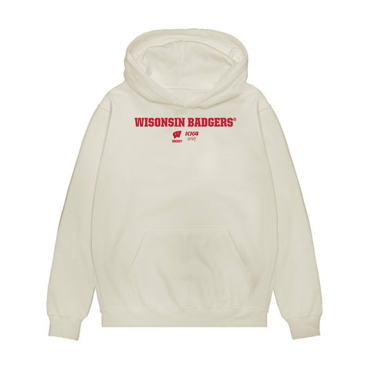 Wisconsin - NCAA Women's Ice Hockey : Caroline Harvey - KK4 Classic Shersey Premium Hooded Sweatshirt-0
