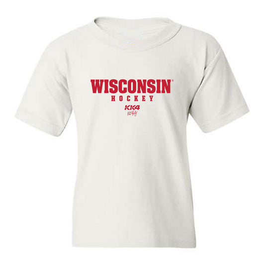 Wisconsin - NCAA Women's Ice Hockey : Caroline Harvey - Classic Shersey KK4 Youth T-Shirt-0