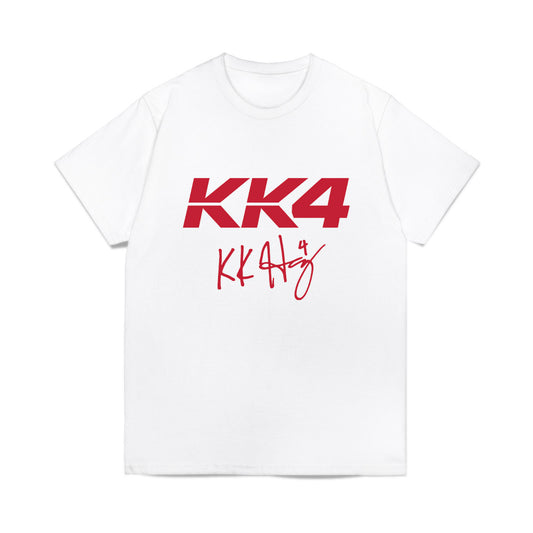 Wisconsin - NCAA Women's Ice Hockey : Caroline Harvey - KK logo Comfort Colors T-Shirt-0