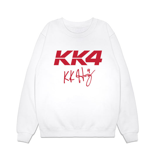 Wisconsin - NCAA Women's Ice Hockey : Caroline Harvey - KK logo Premium Crewneck Sweatshirt-0