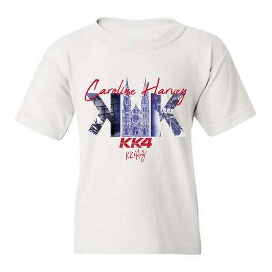 Wisconsin - NCAA Women's Ice Hockey : Caroline Harvey - KK4 Milan-Themed Youth T-Shirt-0