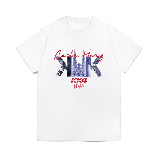 Wisconsin - NCAA Women's Ice Hockey : Caroline Harvey - KK4 Milan-Themed Comfort Colors T-Shirt-0