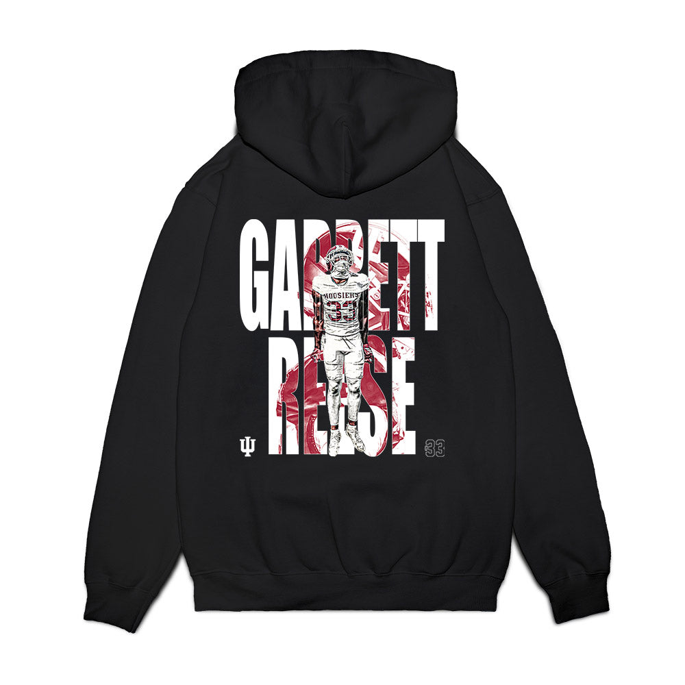 Indiana - NCAA Football : Garrett Reese - Collage Premium Hooded Sweatshirt-1