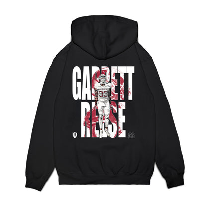 Indiana - NCAA Football : Garrett Reese - Collage Premium Hooded Sweatshirt-1