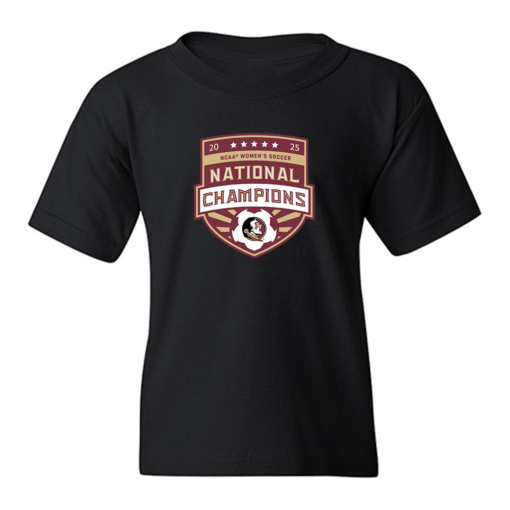 FSU - NCAA Women's Soccer : NCAA® 2025 National Champions Roster Youth T-Shirt-0