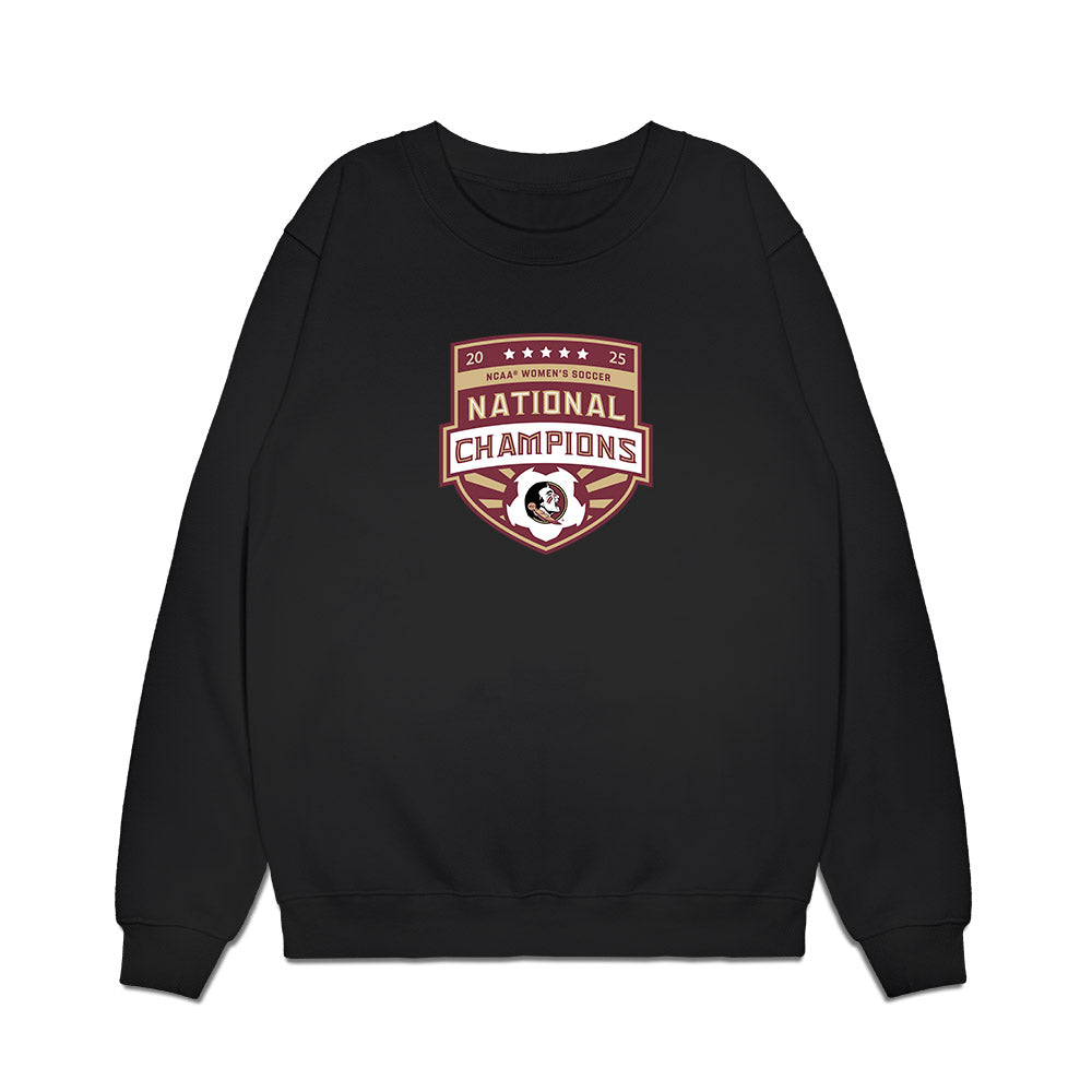 FSU - NCAA Women's Soccer : NCAA® 2025 National Champions Roster Premium Crewneck Sweatshirt-0